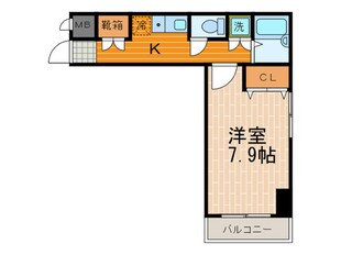 カーサ神戸下山手(604)の物件間取画像